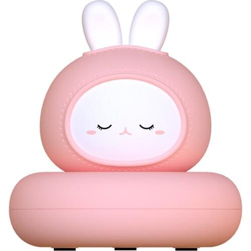 Kids Night Light Cute Animals Nursery Light for Baby and Toddler, Tap Control, USB Rechargeable Battery, Dimmable Night Light