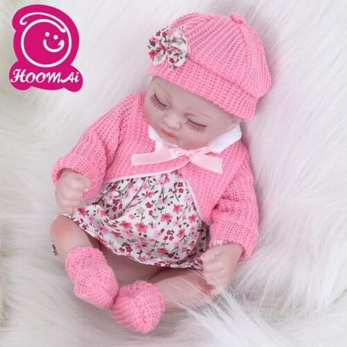 Factory Wholesale 28CM Action Figure Toys Full Vinyl Silicone Reborn Doll Kids Christmas Charming Gift