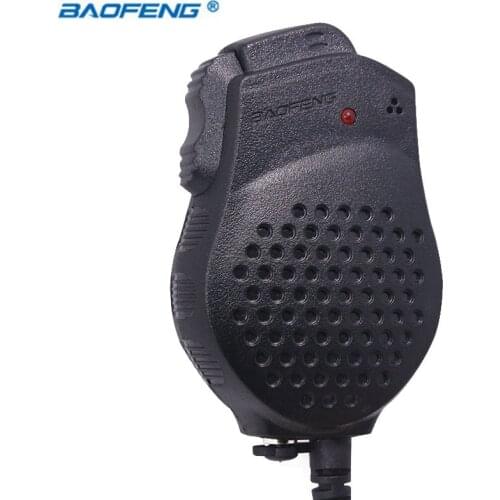 Original Baofeng UV-82 2 Dual PTT Speaker Mic Microphone For Baofeng UV-82 UV-82Plus GT-5TP Portable Radio Walkie Talkie BF-UV82