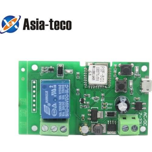 DC 5V 7V-24V Click the Self-Locking Module Smart Wifi Switch Relay Timer Wireless Remote Controler Alexa Google home