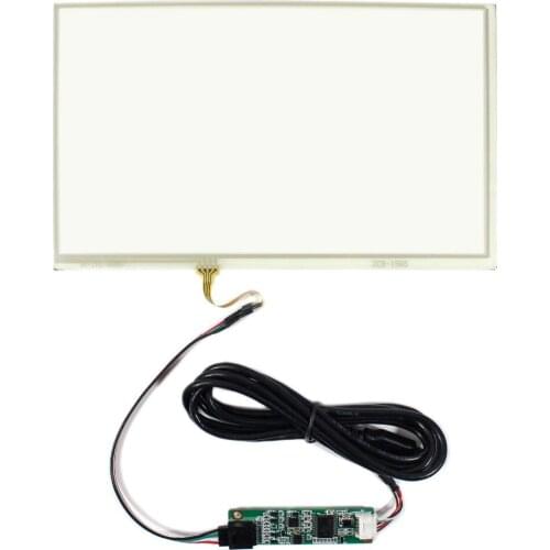 9" Resistive Touch Panel 214mmx130mm Work For 9" LCD Screen With Controller Card