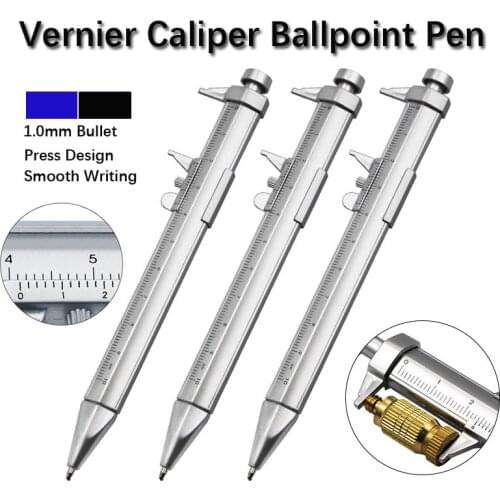 Multifunction Gel Ink Pen Vernier Caliper Roller Ball Pen Stationery Ball-Point 1mm Creativity Stationery Student Supplies Gift