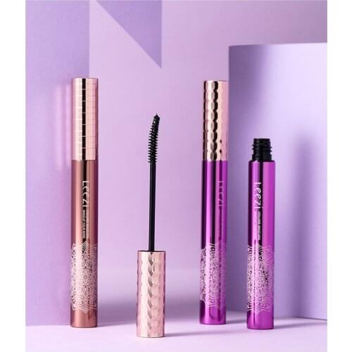 LEEZI 3D Mascara Lengthening Black Lash Eyelash Extension Eye Lashes Brush Beauty Makeup Long-wearing 2 Colors Mascara TSLM1