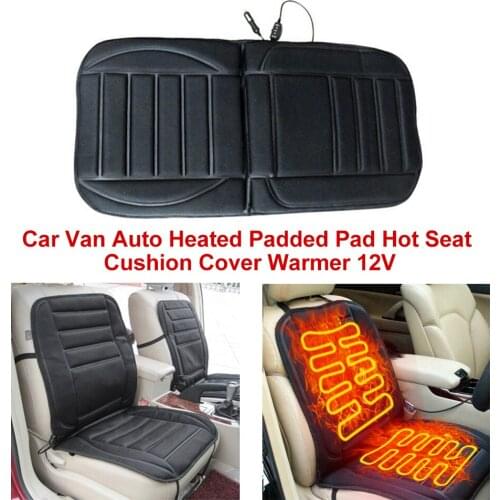 Universal Car Seat Cover Car Acessories Interior 12V Car Heated Seats Van Auto Heated Padded Pad Hot Seat Cushion Cover Warmer