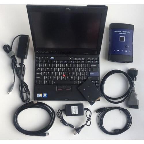 Factory price GDS2 + TECH2WIN software for G.M MDI Multiplexer interface and cables in used laptop X200T 360GB SSD ready use