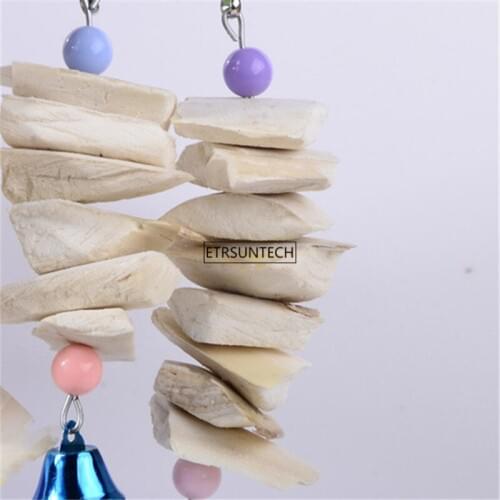 100Set Birds Toys Parrot Toy Primary Color Birds Toys Parrot Toy Primary Color Chewing Bite Hanging Cage Swing Climb Chew