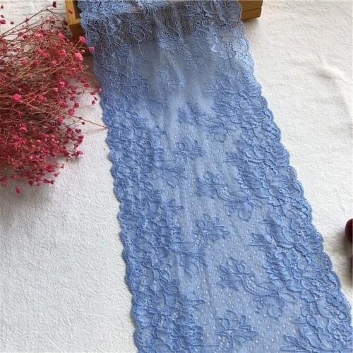 16-7 E3200 18cm lace ribbon handicrafts embroidered lace trim ribbon for handmade lace clothing decorations diy sewing fabric