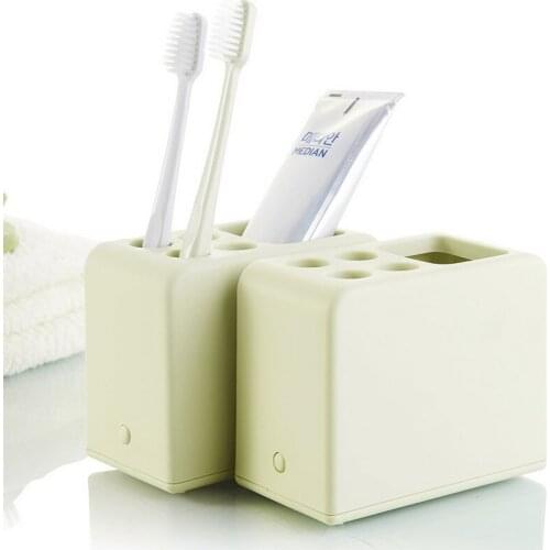 1PC Plastic Toothbrush Holder Toothpaste Storage Rack Tooth Brush Dispenser Bathroom Organizer Accessories Tools N1102