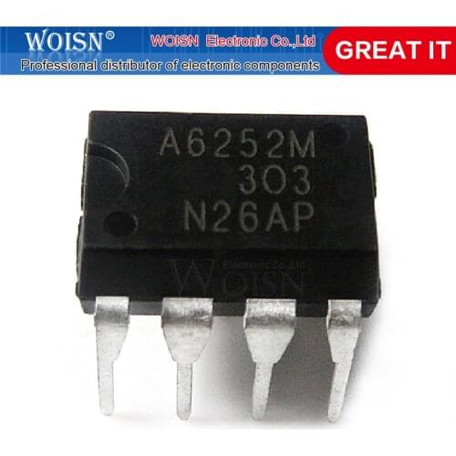 2pcs/lot STR-A6252M STR-A6252 STRA6252 A6252M A6252 DIP-7 In Stock