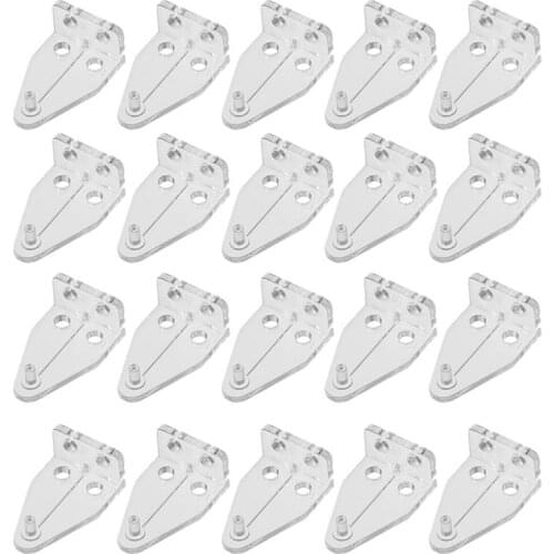 20 Pcs Venetian Blind Tilt Hook Plastic Blind Tilt Hook Shutter Hooks Blind Locator Positioning Hook Set Curtain Accessories