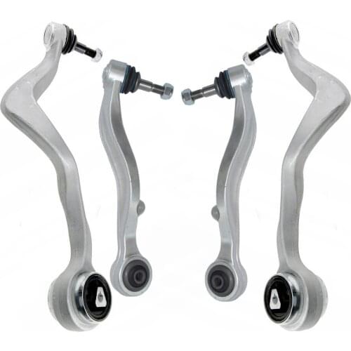 4pcs FRONT UPPER + LOWER CONTROL ARMS BALL JOINT BUSHING for B-M-W E65 E66 745 760i Li