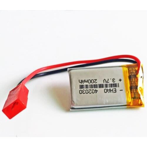 402030 3.7V 200mAh LiPo Rechargeable Battery JST SYP-2 2pin connector For Mp3 Camera bluetooth GPS electronic part smart watch
