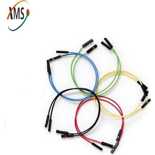 50pcs DIY Electronic Kit Breadboard Dupont Cable 20cm 2.54mm Line Male Female Dupont Jumper Wire Cable 1P Connector