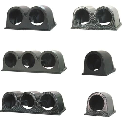 2" 52mm Car Gauge Pod Holer Universal Carbon Fiber Single Double Triple Car Meters Holder Base Bracket for 2 inch Auto Gauges