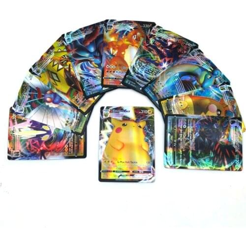 NEW English Version 10-50VMAX Pokemon Shining Card Featuring No Repeat Battle Carte Trading Game Collection Toy Gift