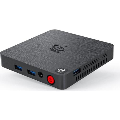 DHL 1pc Beelink T4 Mini PC Intel Atom X5 Z8500 Quad Core Windows 10 Mini PC 4K HTPC With 4GB RAM 64GB ROM, USB 3.0, HD-MI and DP