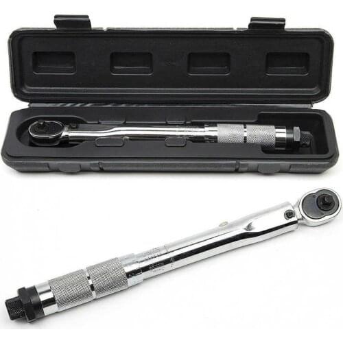 1/4 3/8 1/2 Torque Preset Torque Wrench Drive Tool 5-25 Nm Positive Negative Two-way Adjustment Spanner Auto Repair Hand Tools