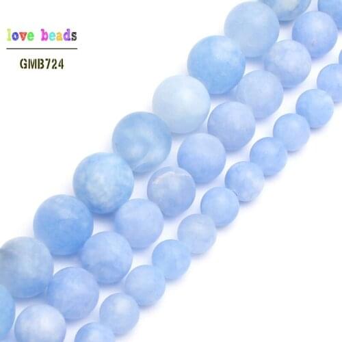 Matte Light Purple Stone Round Loose Beads For Jewelry Making Diy Bracelet Necklace 6/8/10mm Pick Size 15inches