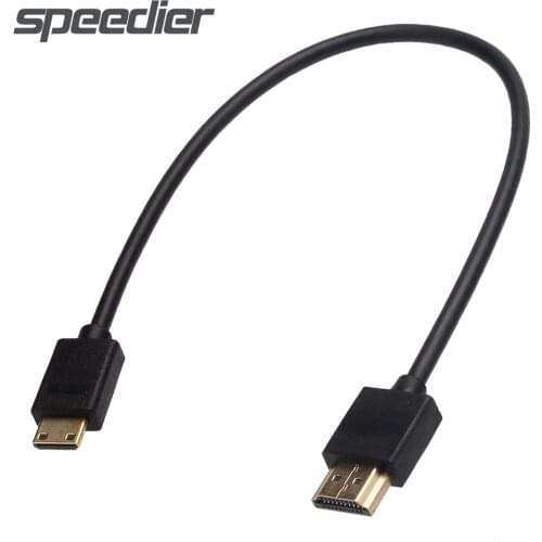 Mini HDMI-compatible Cable 2.0 4K 1080p 3D High Speed Adapter Gold Plated Plug for camera monitor projector TV