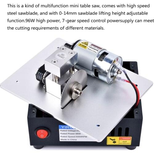Mini Electric Table Saw Electric Chainsaw Desktop Saws Small Household DIY Wood Cutter Cutting Tool Woodworking Lathe Machine