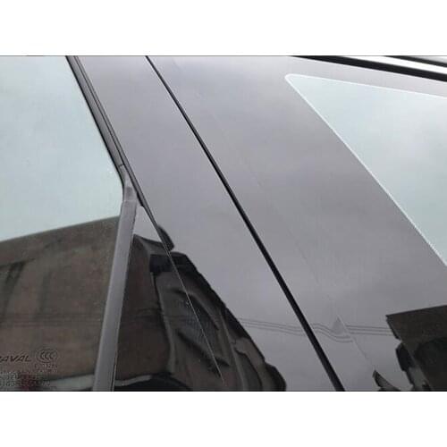 Car Window Middle Column Panel Cover Trim For BMW F07 F34 F45 F16 F25 F30 F48 F15 G30 7 Series Black Mirror PC Sequins Decals