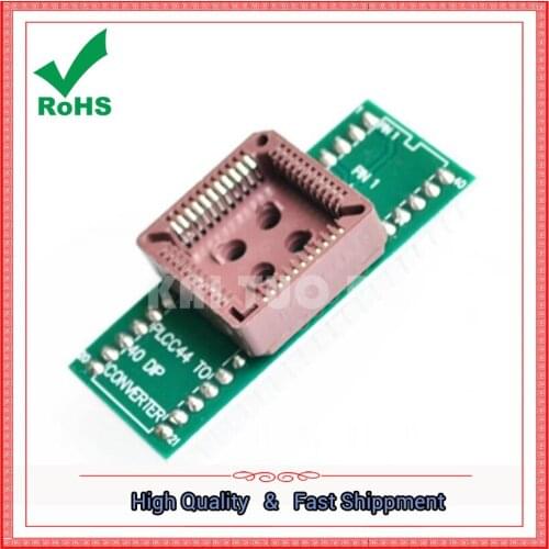 New IC Test Block Adapter Block Slide Station PLCC44 to DIP40