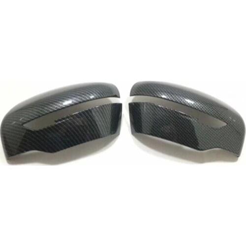 For Nissan Rogue X-Trail 2014-2019 plating Car Carbon Fiber Door Rearview Mirror Cover trim accessories