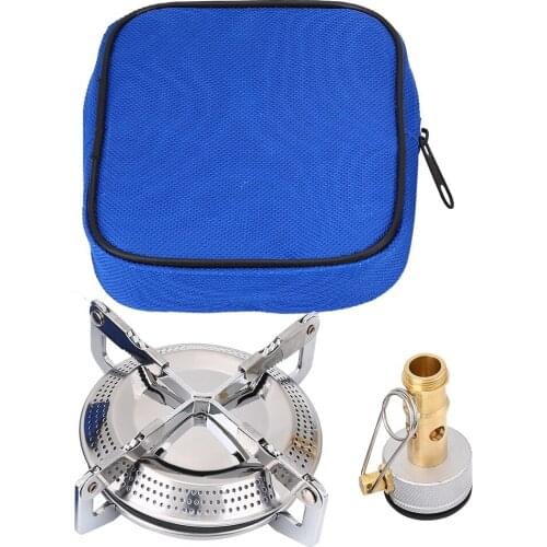 Portable Kerosene Stove Camping Picnic Burner Furnace Sturdy Durable Camping Cookware Outdoor Portable Supplies Silver Cookware