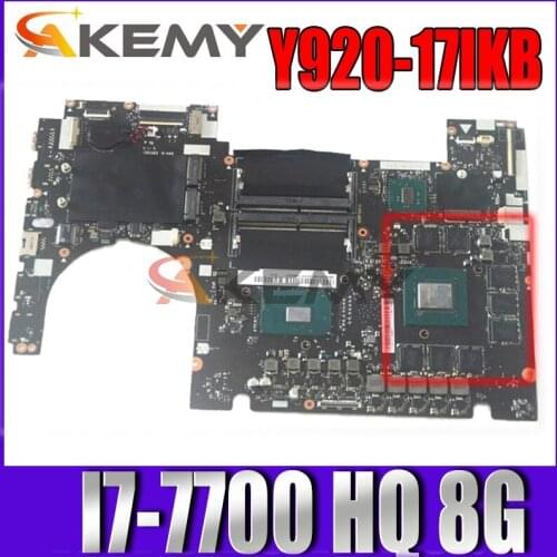 Applicable to Y920-17IKB notebook motherboard I7-7700 HQ 8G FRU 5B20P05611 5B20P05602