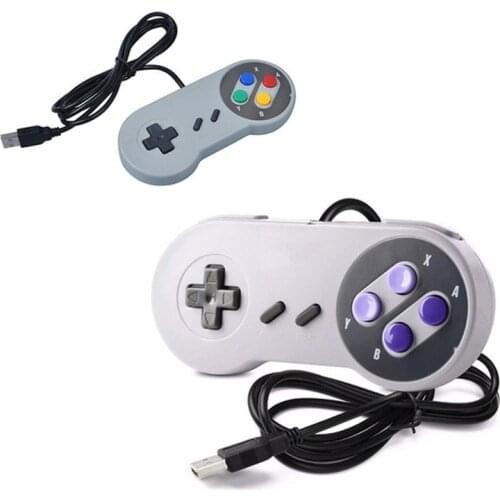 Wired Gamepad USB Game Controller Gaming Joypad Joystick Control for PC Computer Laptop Gamer Black Game Console Boy Gift