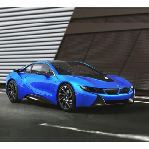 RASTAR 1:24 BMW I8 alloy car model Diecasts & Toy Vehicles Collect gifts Non-remote control type transport toy