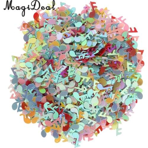 1x0.5cm Colorful Music Note Sprinkle Table Scatter Wedding Throwing Confetti DIY Crafts for Party Accessory 0.52oz