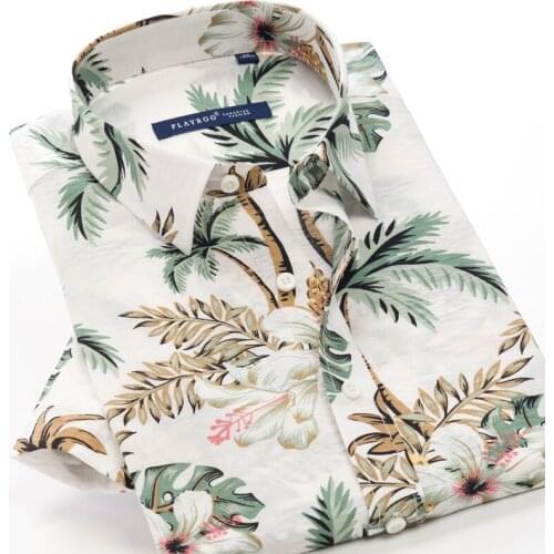 Plus Size 5XL 6XL 7XL 8XL Mens Flower Casual Shirts Hawaiian Vaction Cotton Button Up Shirt 2021 Summer Thin Male Shirts