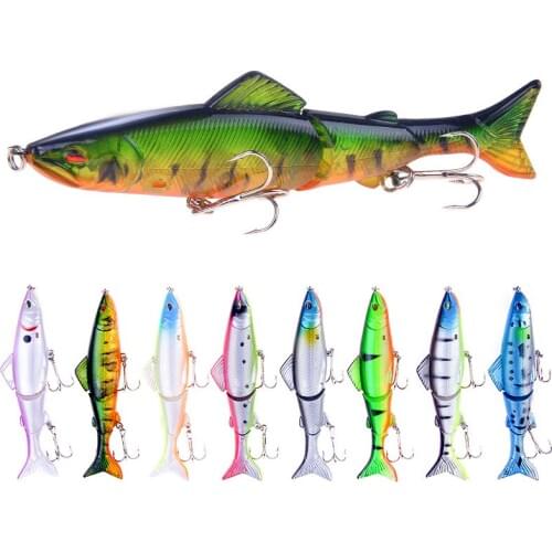 1pcs Sinking Wobblers Fishing Lures 2 Segments Jointed Swimbait 13cm 18g Hard Bait Fishing Tackle For Bass Isca Crankbait
