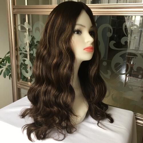 Stunding wigs soft hair wig natural and flat on top European hair jewish wig kosher wig Best Sheitels in stock