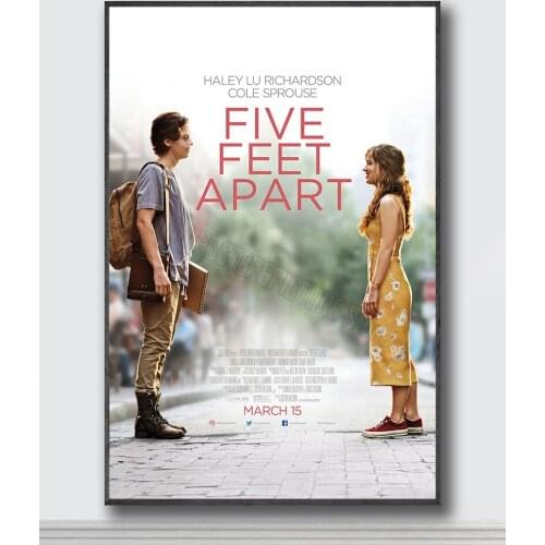 NJ013 Five Feet Apart Movie 1 Silk Posters and Prints wall art Art Poster Home Decor
