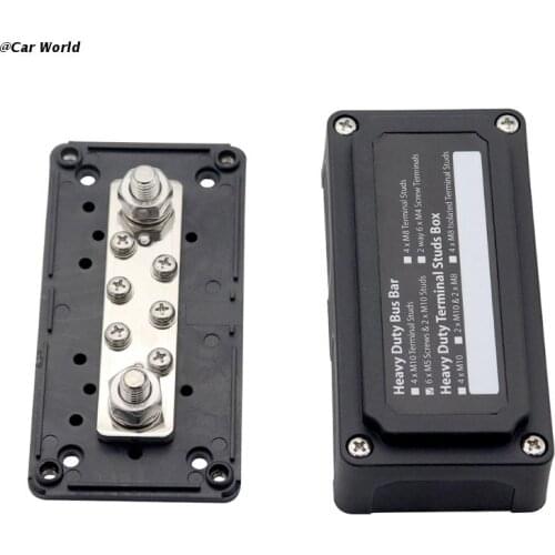 Heavy Duty Bus Bar Practical Battery Junction Block Screws Professional Accessories for t.u.k.Marine Vehicle Parts 6XDB