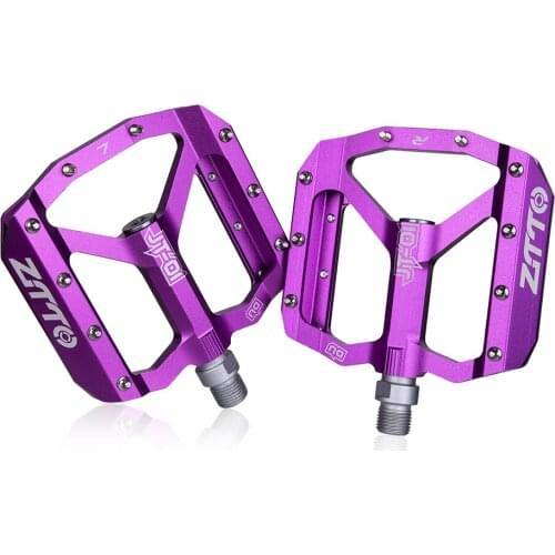MTB Road Bicycle Pedals Ultralight Sealed CNC Cycling Part Alloy DH XC Hollow Anti-slip Du Bearings Mountain Bike Accessories