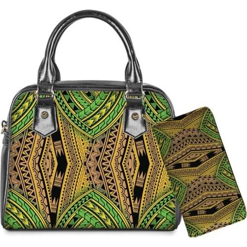 HYCOOL Women Travel Tote Hand Bag Polynesian Traditional Tribal Messenger Bags Women Leisure Handbag for Ladies Teenage Girl