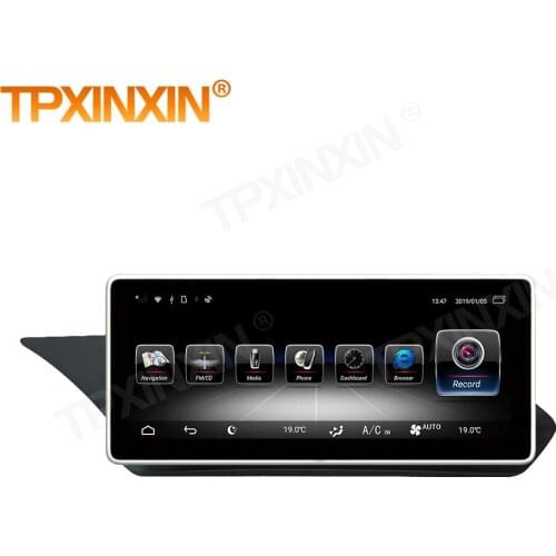 1 Din Carplay Android Radio Receiver Multimedia Stereo For Mercedes Benz E W212 2013 2014 Auto GPS Navi Video Recorder Head Unit