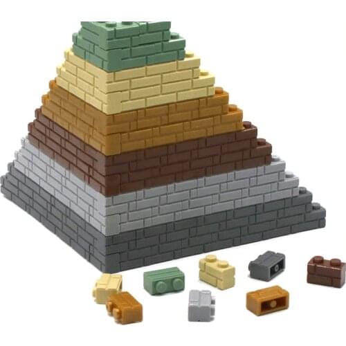 2021 Building Blocks Accessories 1x2 Dots Cube 98283 Moc Bricks Parts Houses Wall Classic Diy My City Educational Toys
