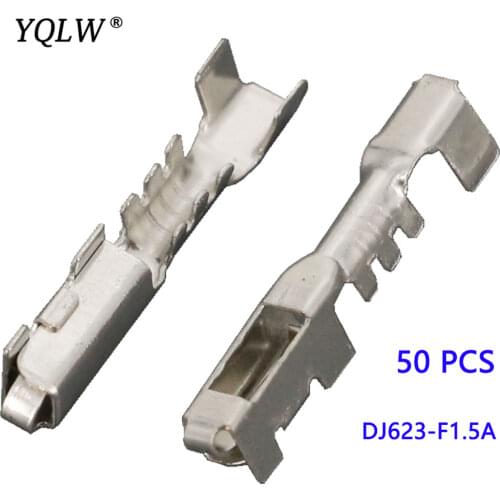 50 PCS 1.5 series terminal block connector connector terminal plug spring tinned DJ623-F1.5A