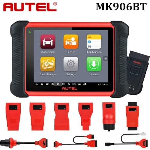 Autel MaxiCOM MK906BT OBD2 Car All System Diagnostic Scanner with ECU Coding Bi-Directional Control Upgrade of Maxisys MS906BT
