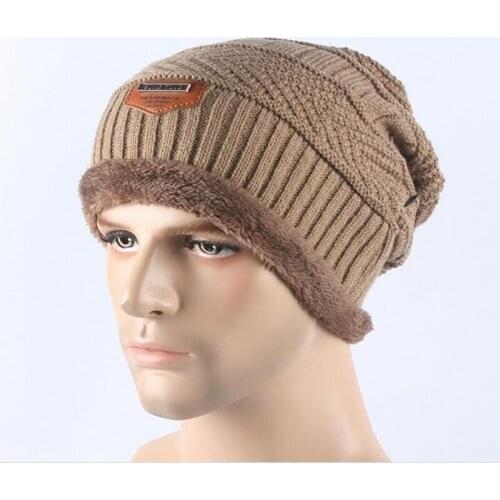 Brand YUIYE Solid Color Unisex Keep Warm Caps Knitted Hedging Caps Autumn Winter Cold Protection Caps