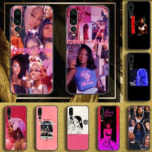 R&B Summer Walker Phone case For Huawei P Mate P10 P20 P30 P40 10 20 Smart Z Pro Lite 2019 black tpu hoesjes fashion back 3D