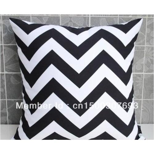 Black White Striped Cushion Cover Black White Double Sided cushion cover pillow case home decorative sofa cushions