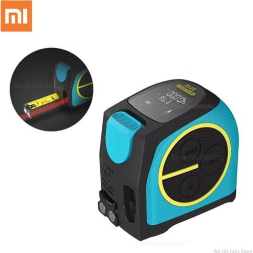 Xiaomi Mileseey DT10 Laser Tape Measure 2-in-1 Digital Laser Measure Laser Rangefinder with LCD Digital Display,Magnetic Hook