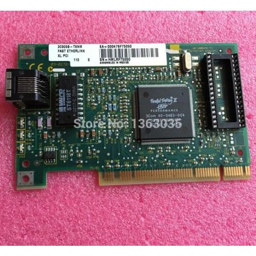 3C9058-TXNM 03-0172-110 FAB 02-0172-004 REV A Ethernet Network Adapter Card