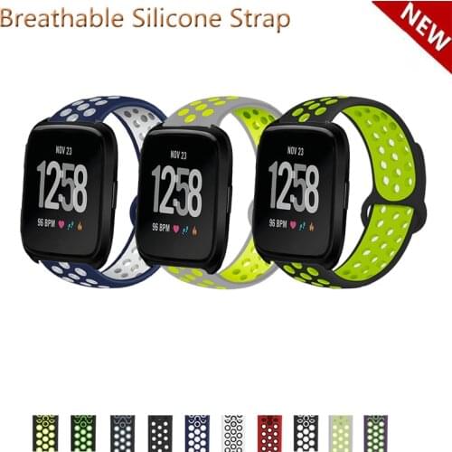 20mm 22mm Silicone Band Strap for Fitbit Versa Lite 2 Replacement Watchband