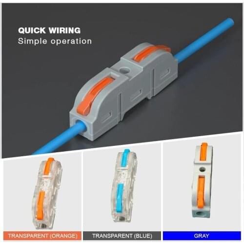 Wire Connector Terminal Block Splicing Joint New Adapter 32A RF Lighting Mini Quick Universal Compact Can Be Replaced at Will